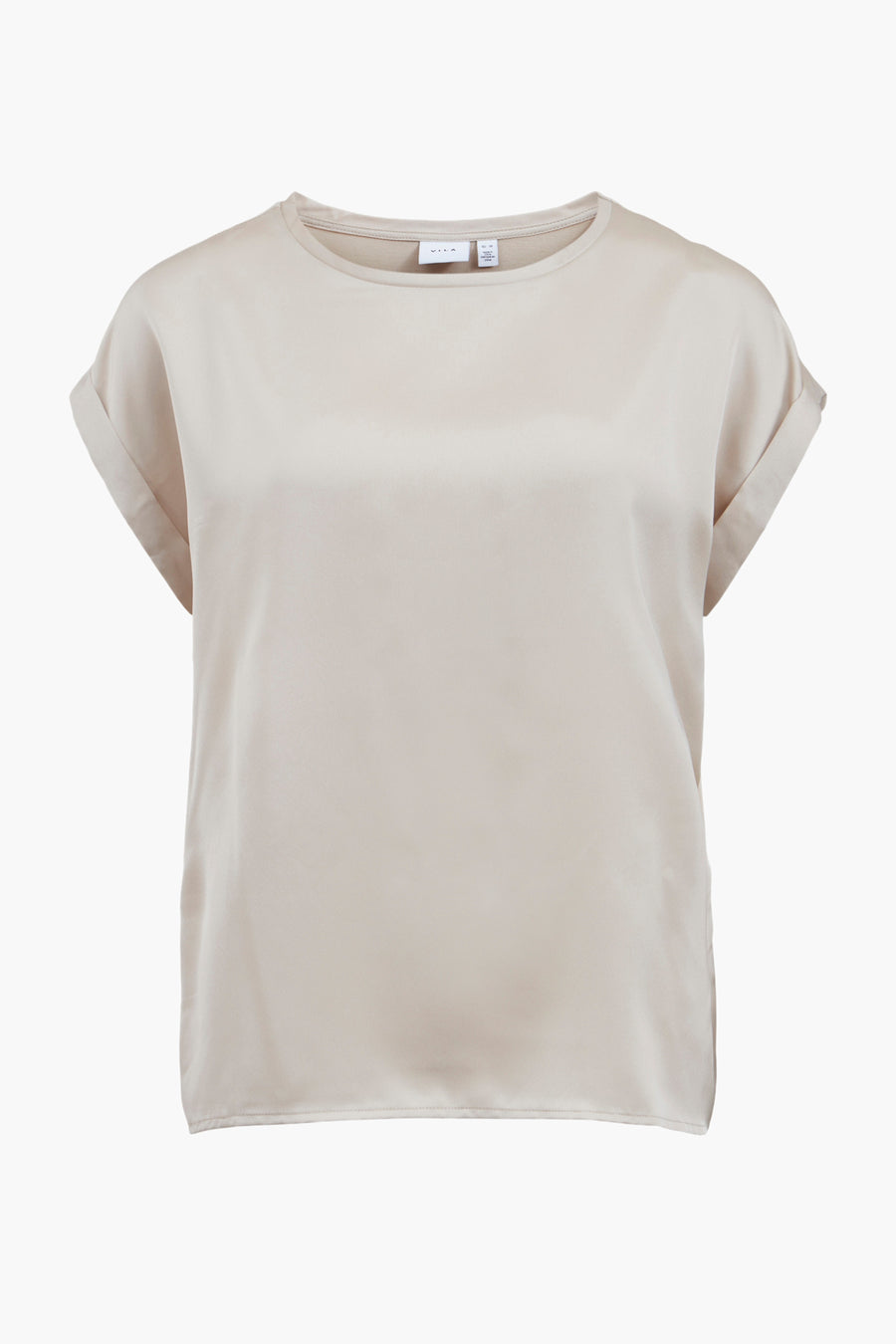 Top (korte mouwen) Ecru - VILA®