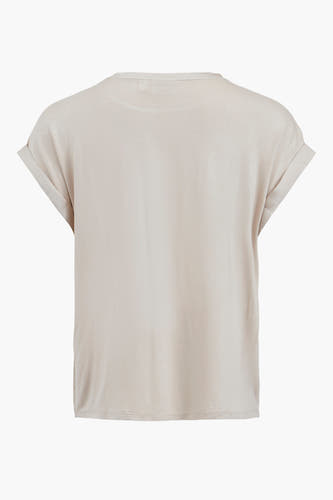 Top (korte mouwen) Ecru - VILA®