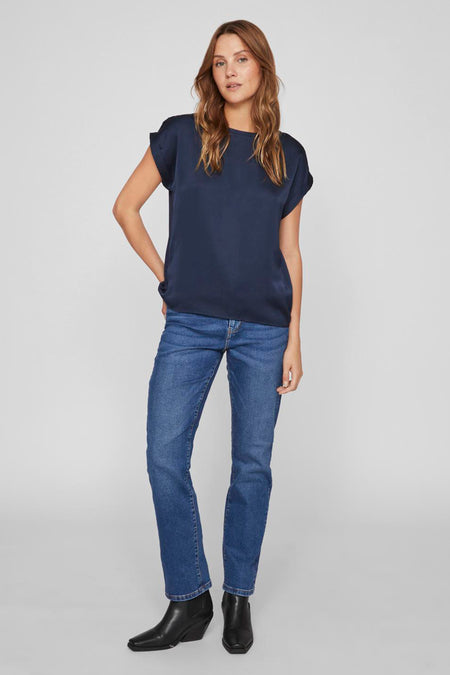 Top (korte mouwen) Blauw - VILA®