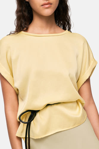 Top (korte mouwen) Geel - VILA®