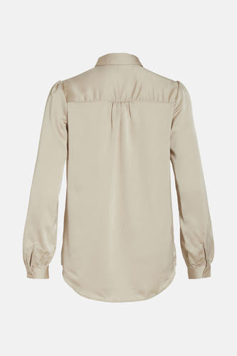 Hemd (lange mouwen) Beige - VILA®