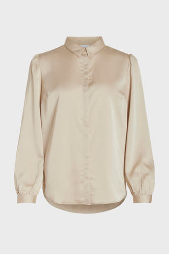 Hemd (lange mouwen) Beige - VILA®