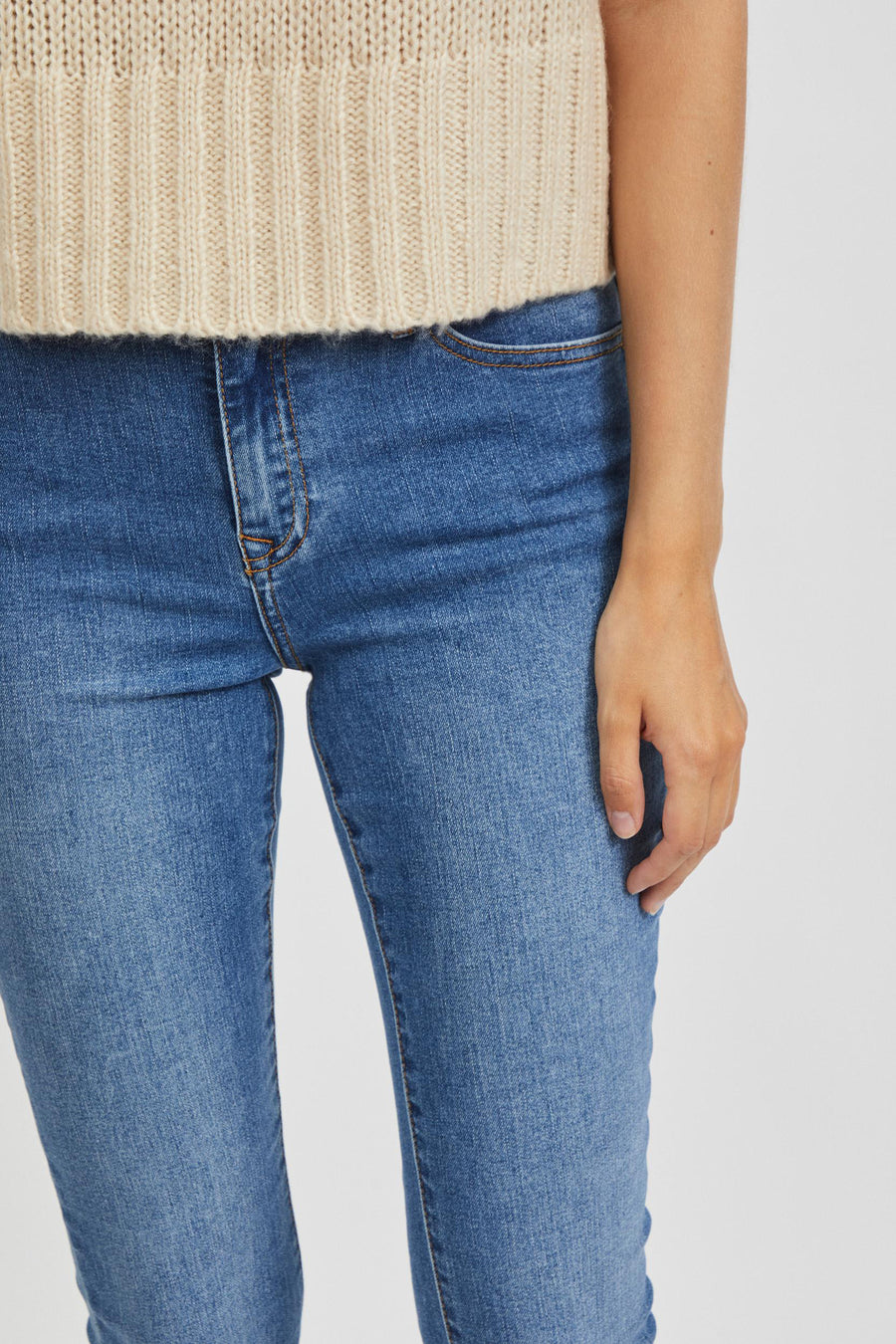 Jeans flared Mid blue denim - VILA®