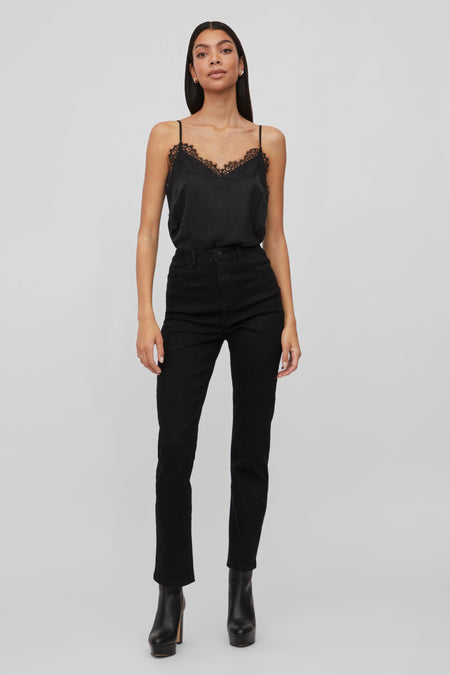 Top (spaghettibandjes) Zwart - VILA®
