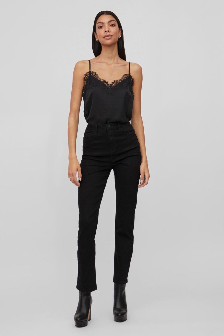 Top (spaghettibandjes) Zwart - VILA®
