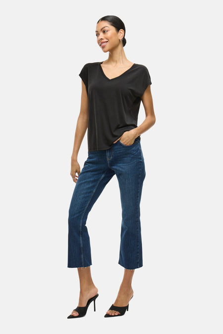 Top (korte mouwen) Zwart - VILA®