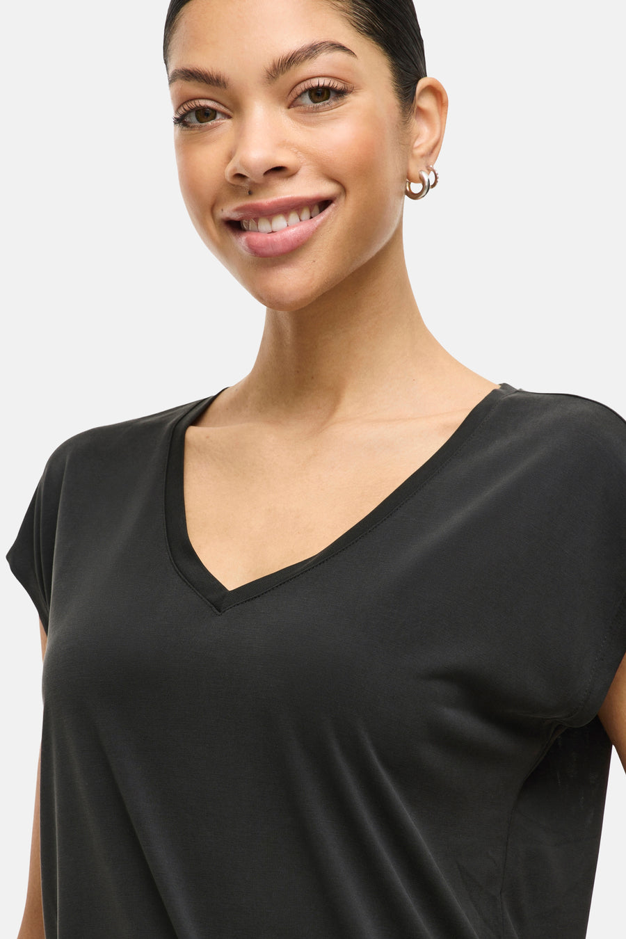 Top (korte mouwen) Zwart - VILA®