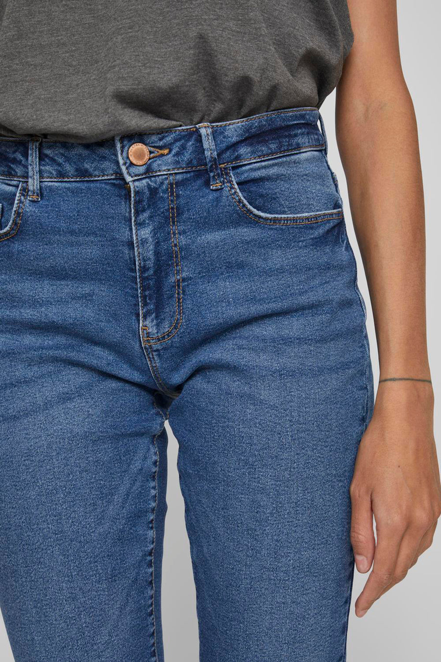 Jeans straight Mid blue denim - VILA®