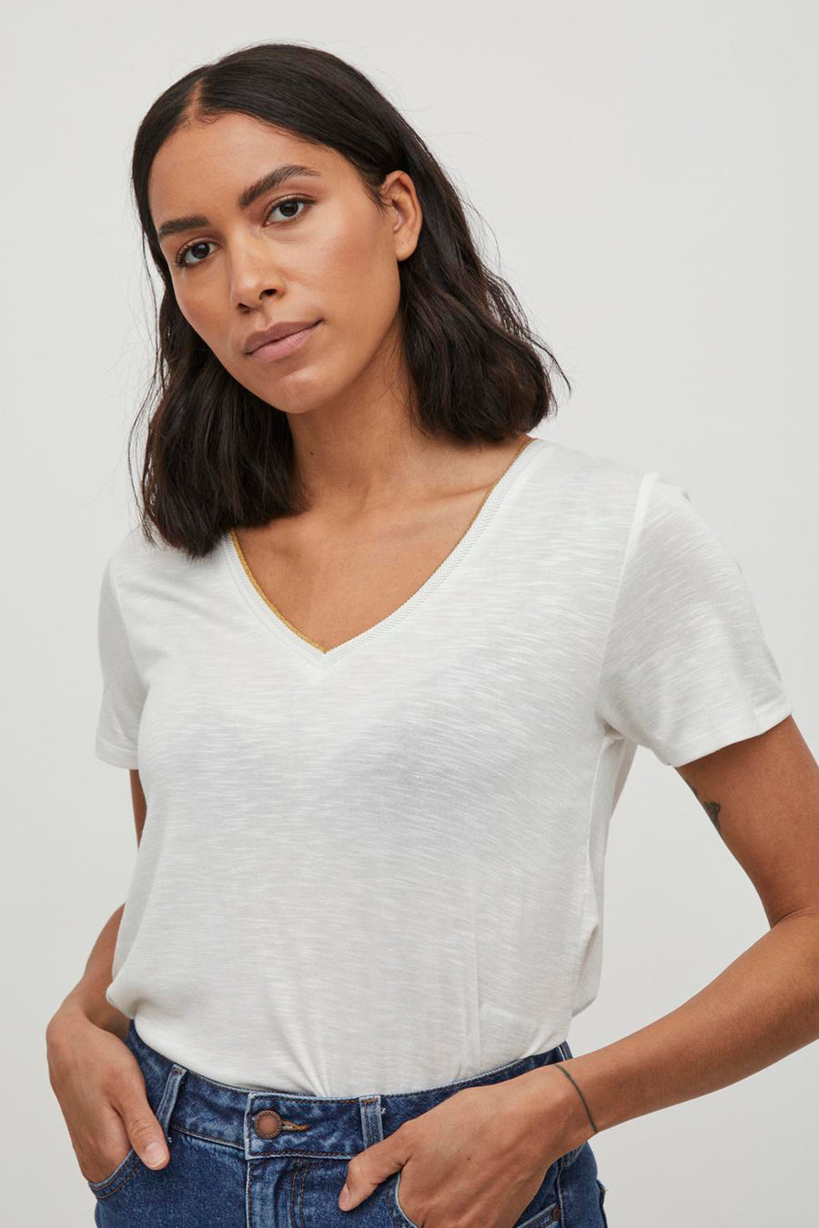 Top (korte mouwen) Wit - VILA®