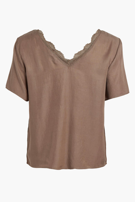Top (korte mouwen) Bruin - VILA®