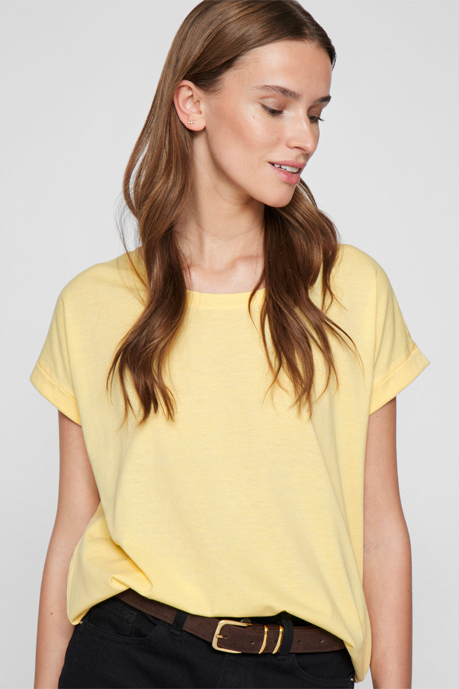 Top (korte mouwen) Geel - VILA®