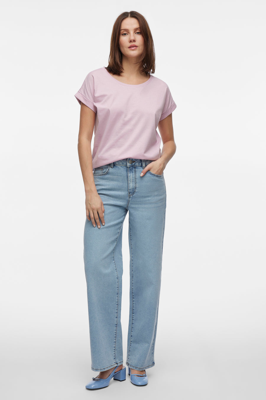 Top (korte mouwen) Roze - VILA®