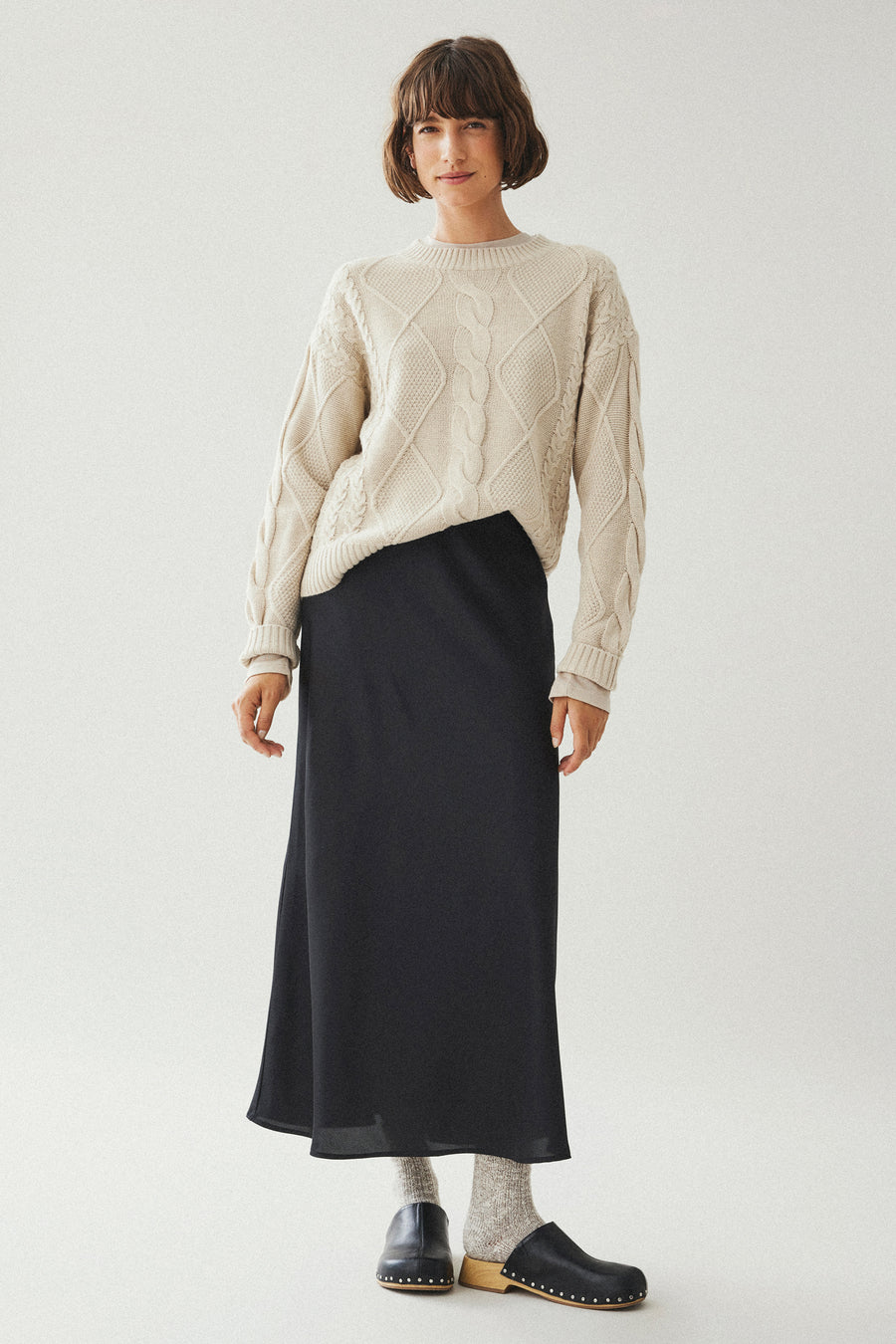 Rok (lang) Zwart - VILA®