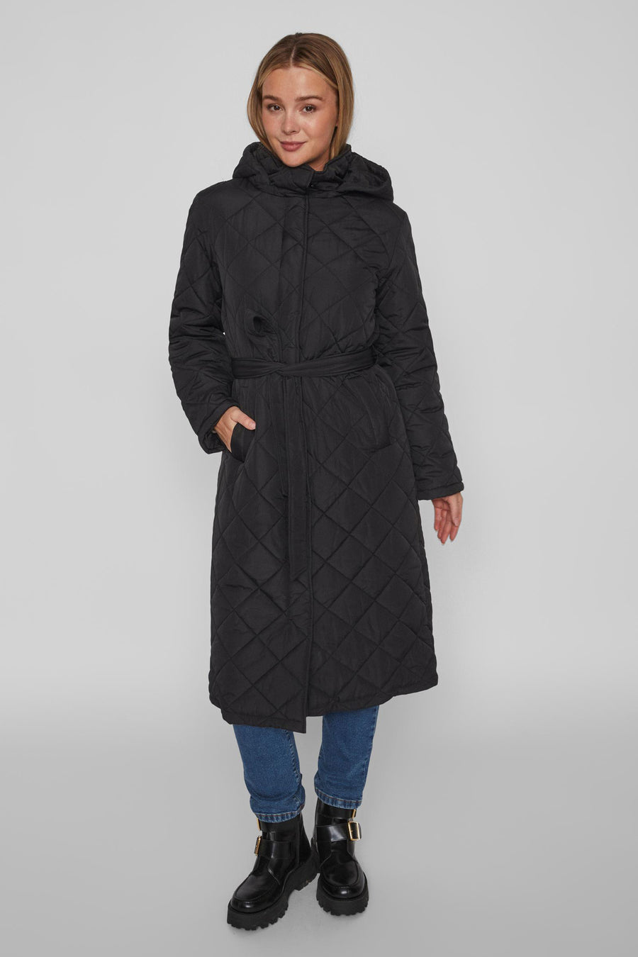 Lange jas Zwart - VILA®