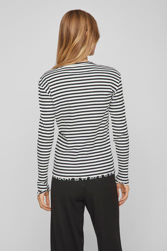 T-shirt (lange mouwen) Zwart - VILA®