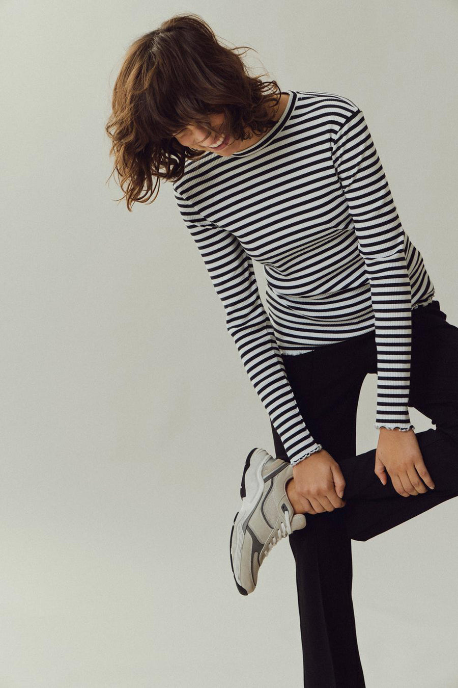 T-shirt (lange mouwen) Zwart - VILA®