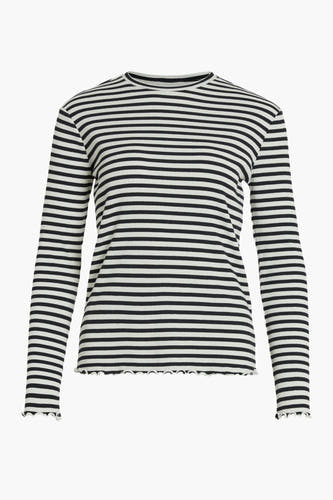 T-shirt (lange mouwen) Zwart - VILA®