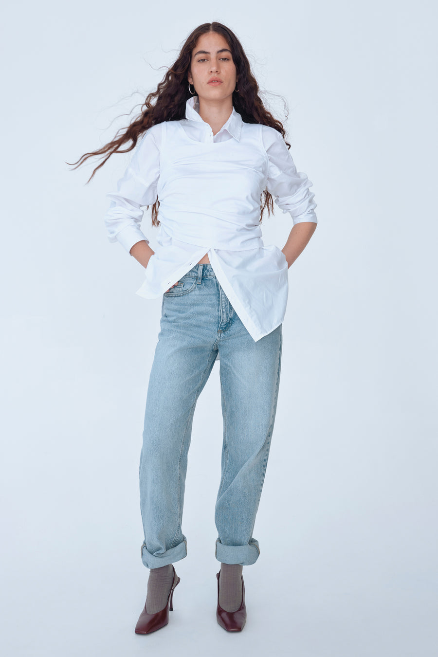 Jeans straight Light blue denim - VILA®
