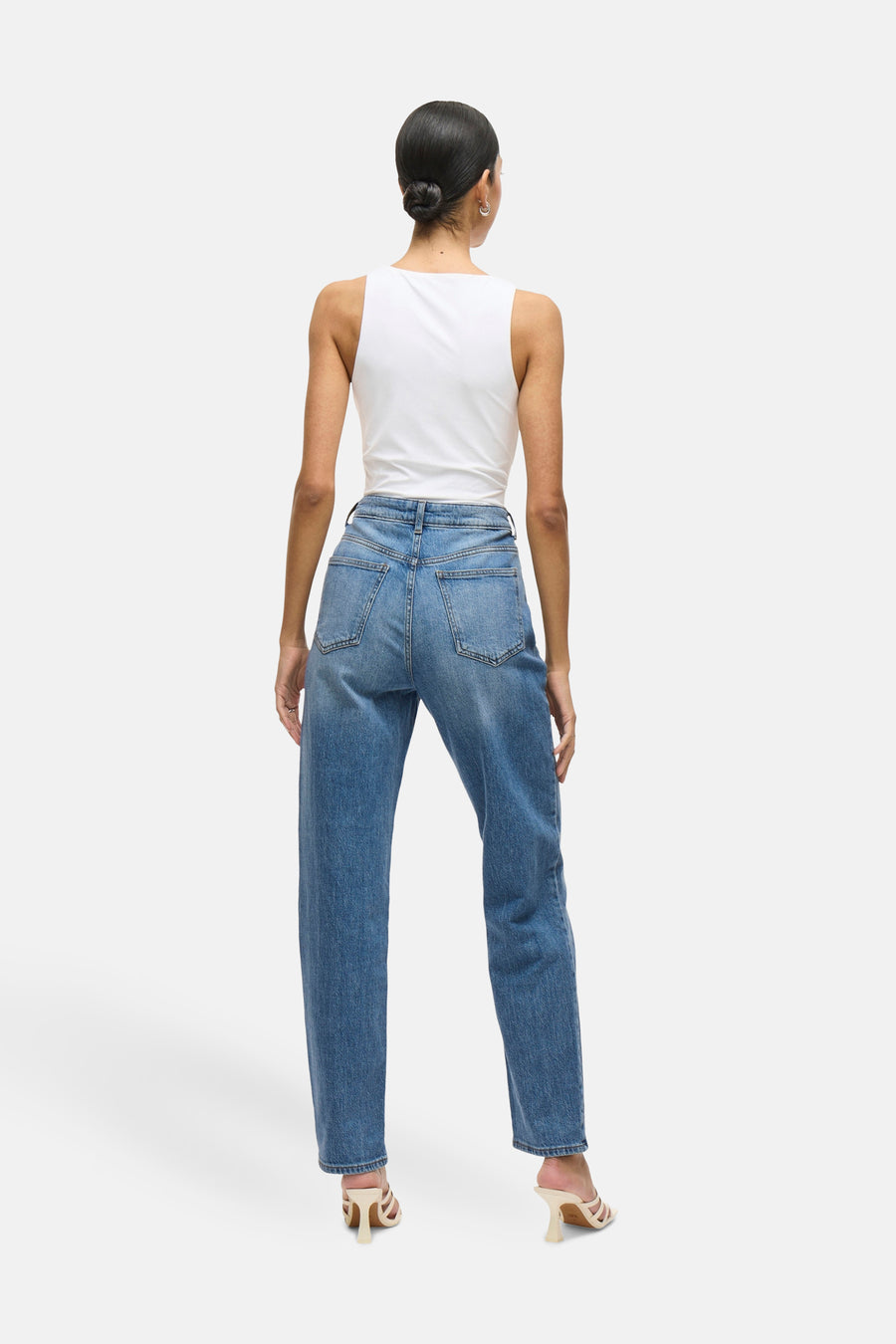 Jeans straight Mid blue denim - VILA®