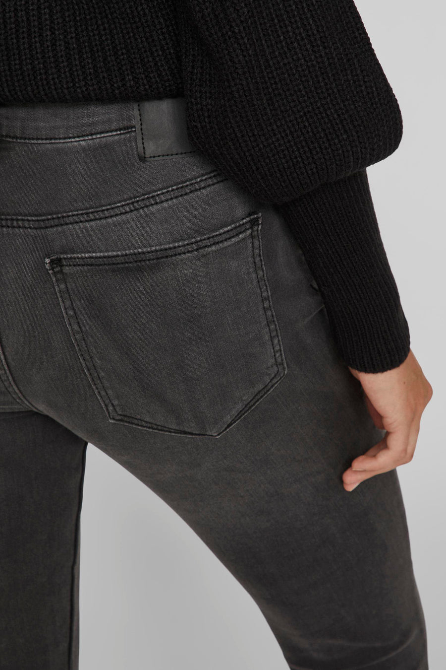 Jeans flared Dark grey denim - VILA®