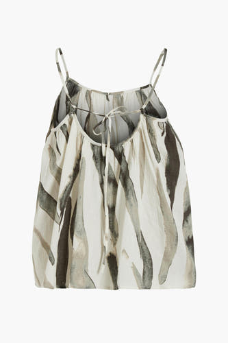 Blouse (korte mouwen) Ecru - ROUGE VILA®