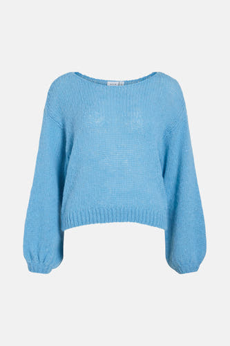 Trui met ronde hals Blauw - VILA®