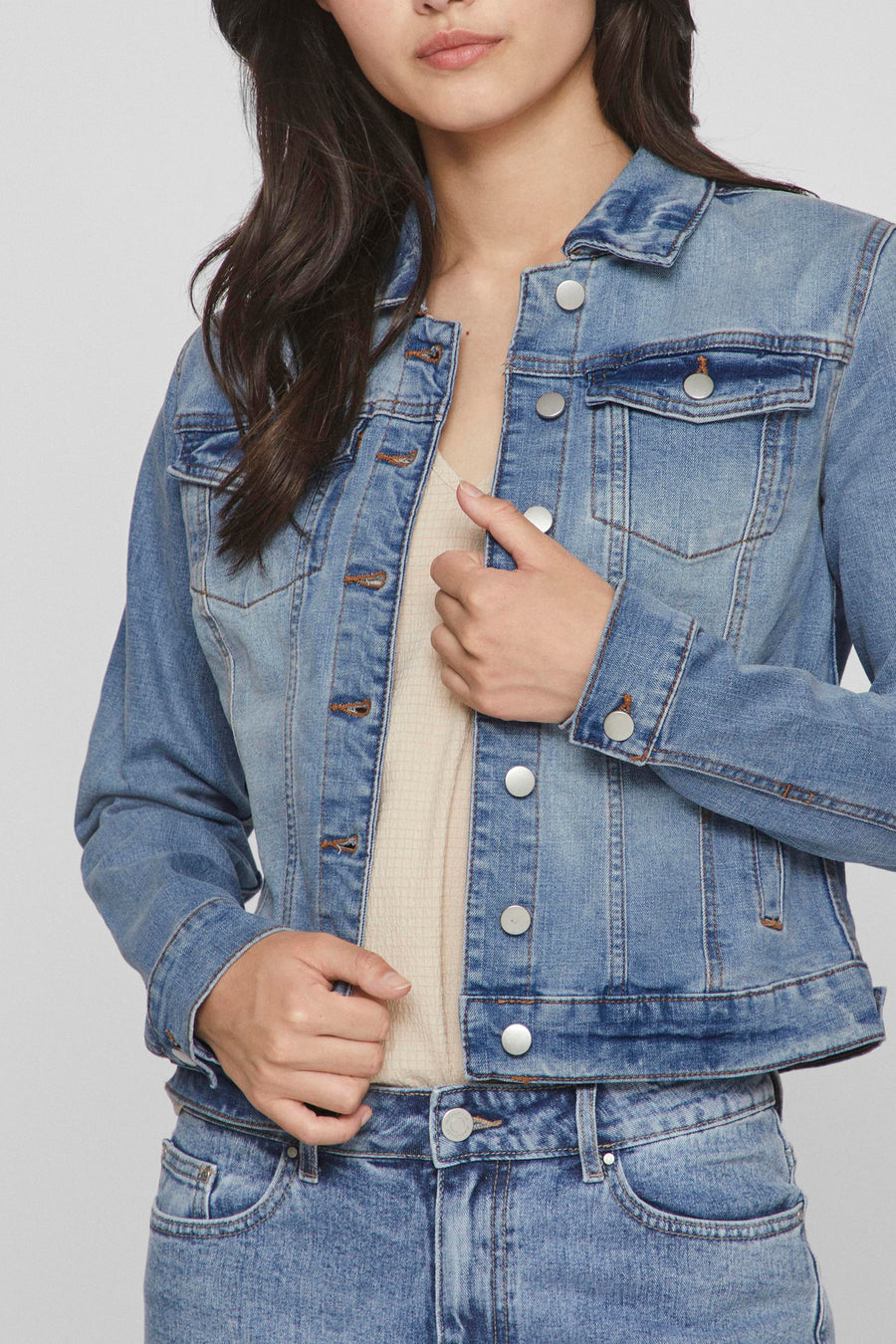 Jeansjas Blauw - VILA®