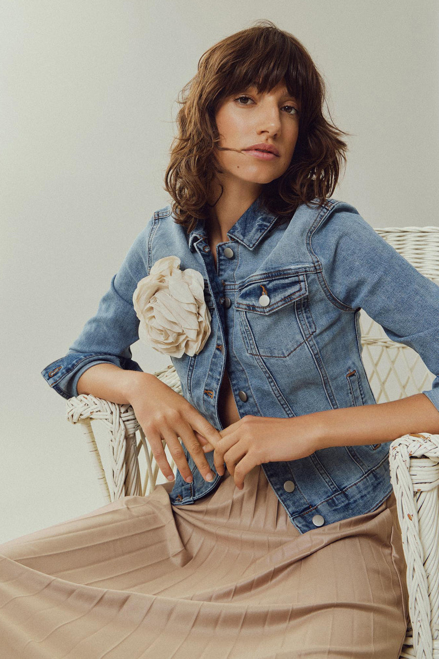 Jeansjas Blauw - VILA®