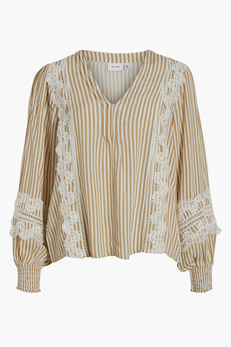 Blouse (lange mouwen) Beige - VILA®