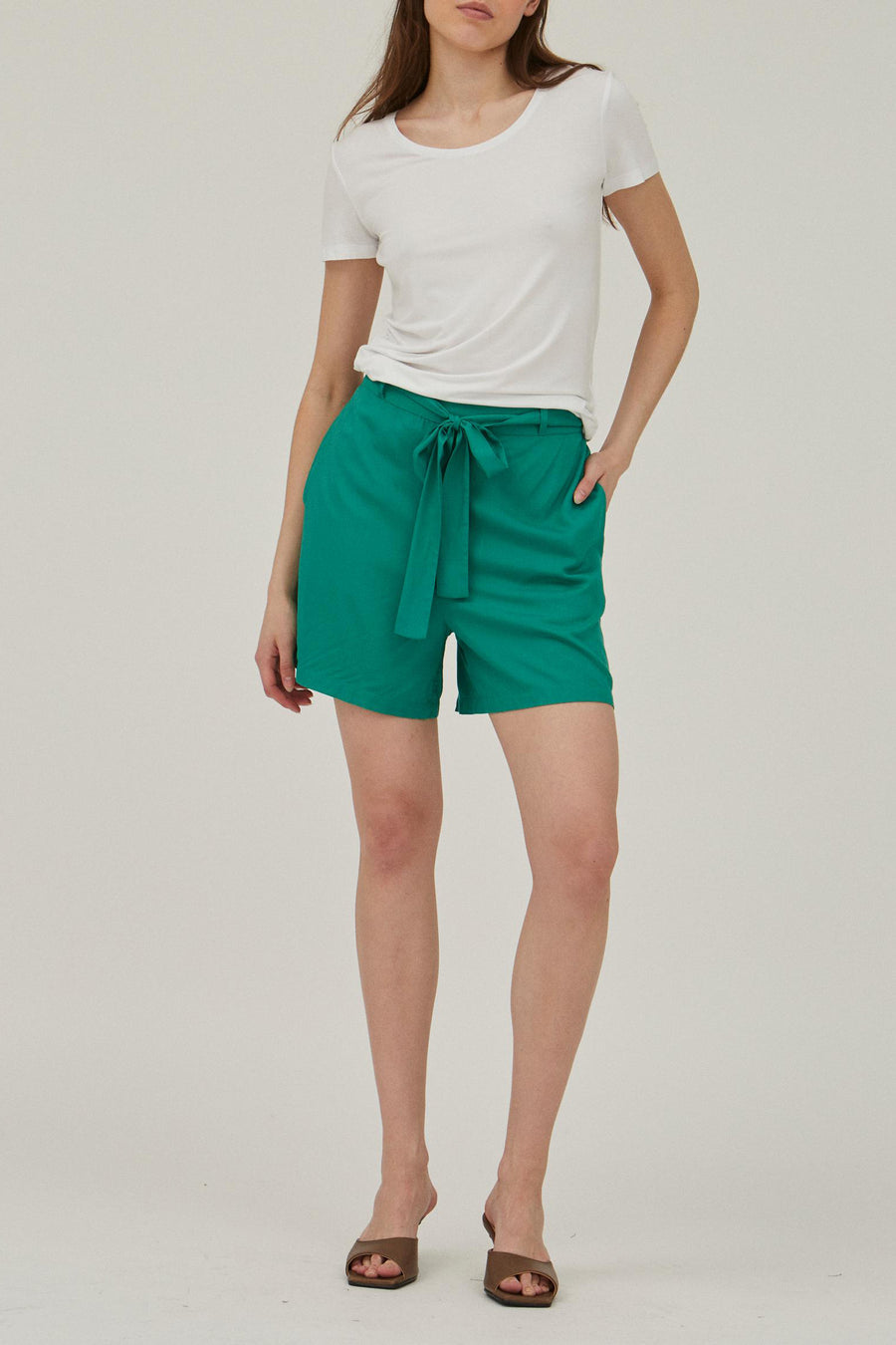 Short Groen - VILA®