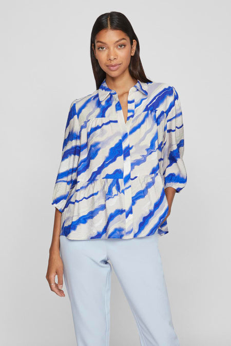 Hemd (korte mouwen) Blauw - VILA®