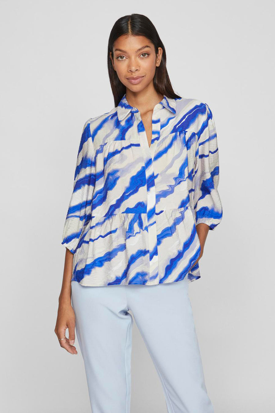 Hemd (korte mouwen) Blauw - VILA®