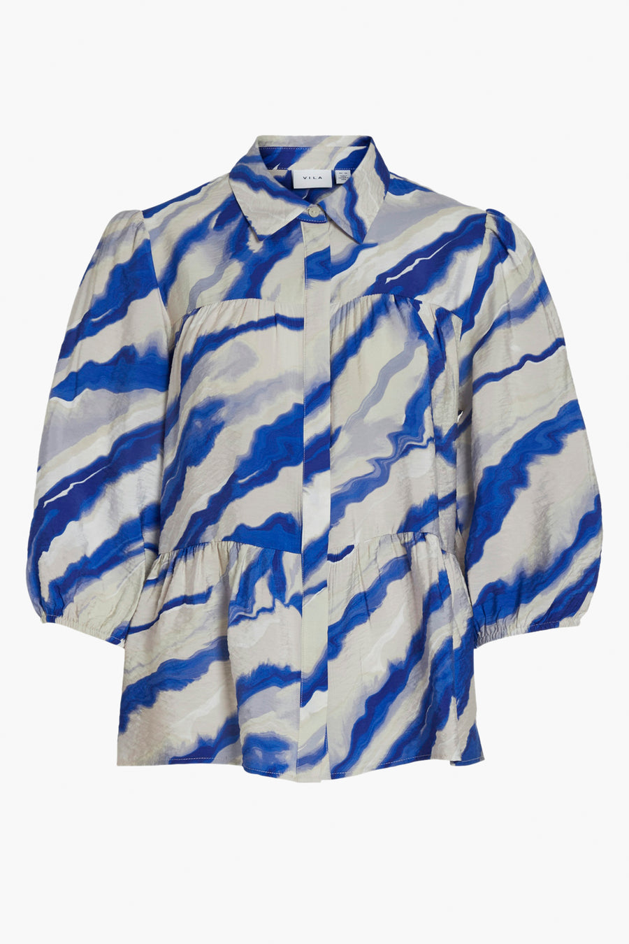 Hemd (korte mouwen) Blauw - VILA®