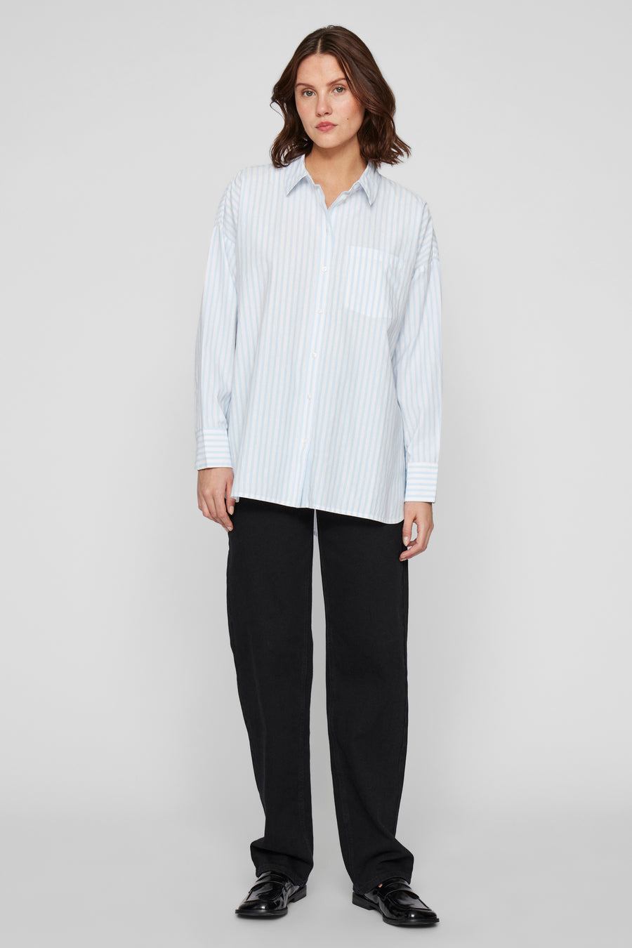 Hemd (lange mouwen) Blauw - VILA®