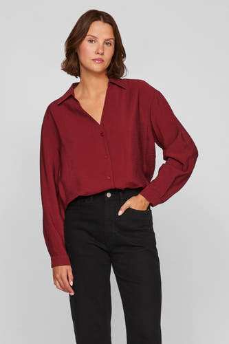 Hemd (lange mouwen) Rood - VILA®