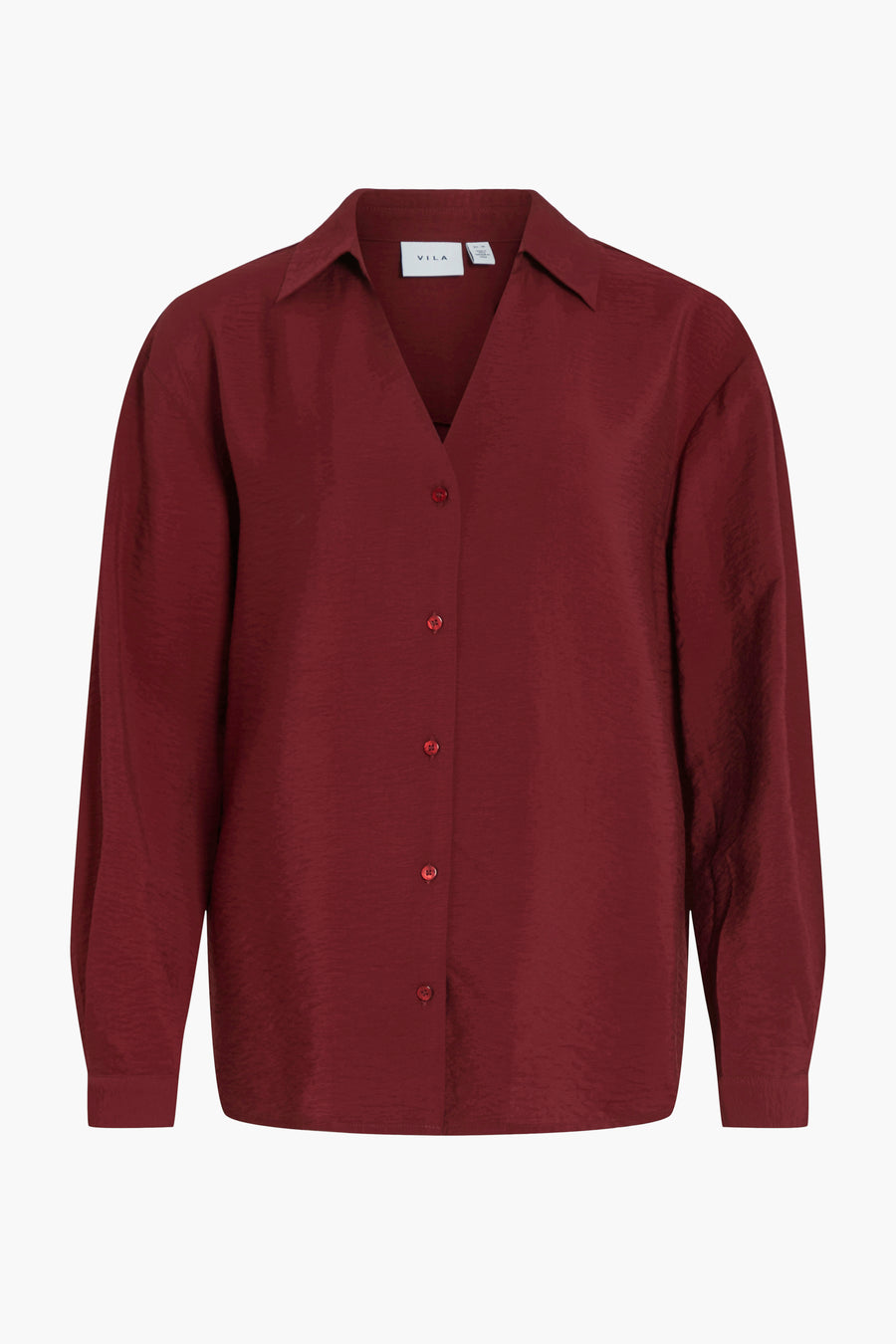 Hemd (lange mouwen) Rood - VILA®