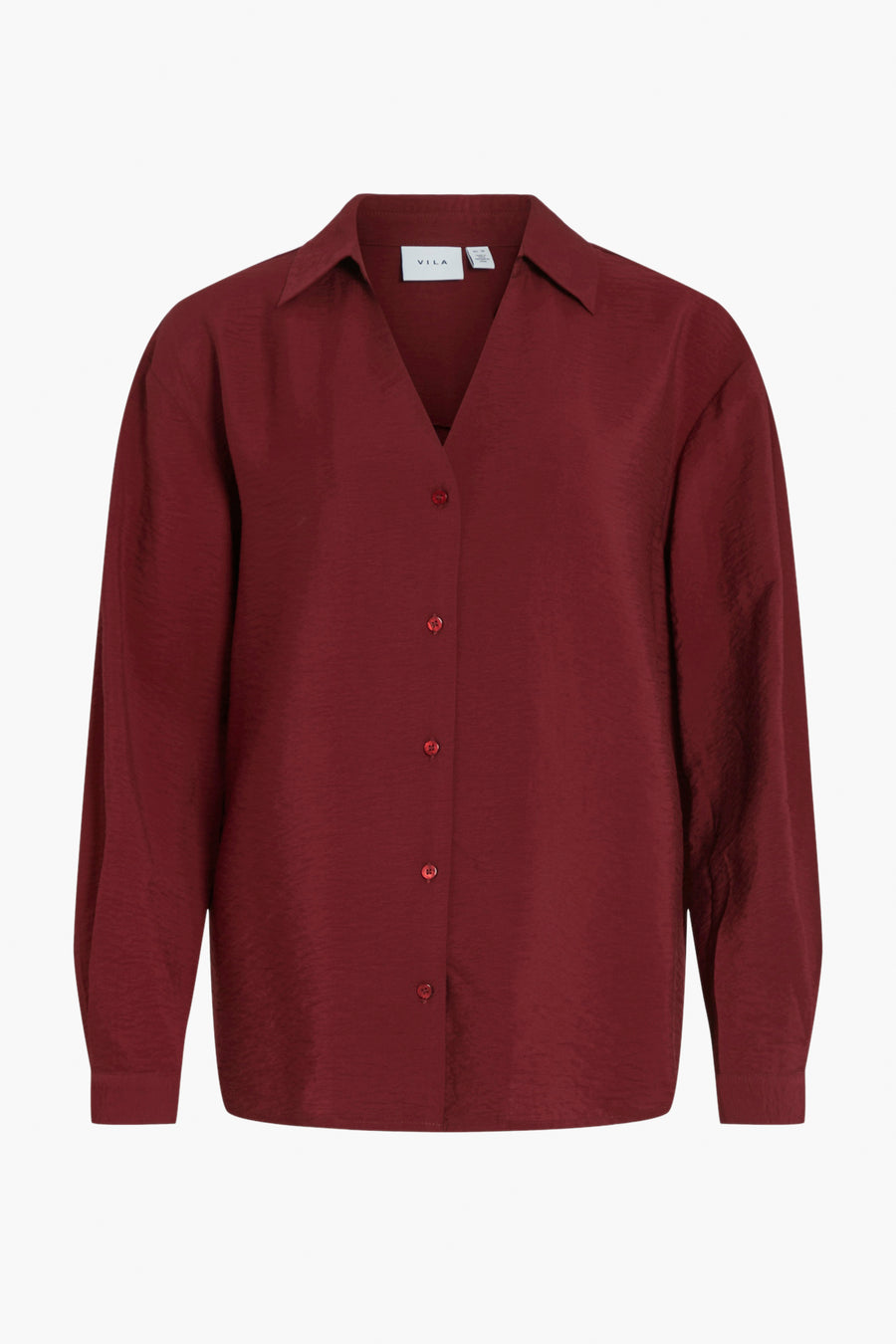 Hemd (lange mouwen) Rood - VILA®