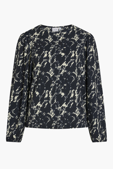 Blouse (lange mouwen) Blauw - VILA®