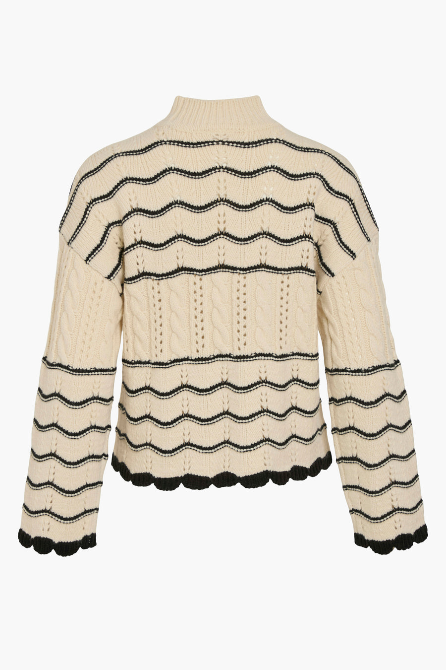 Trui met rolkraag Beige - VILA®