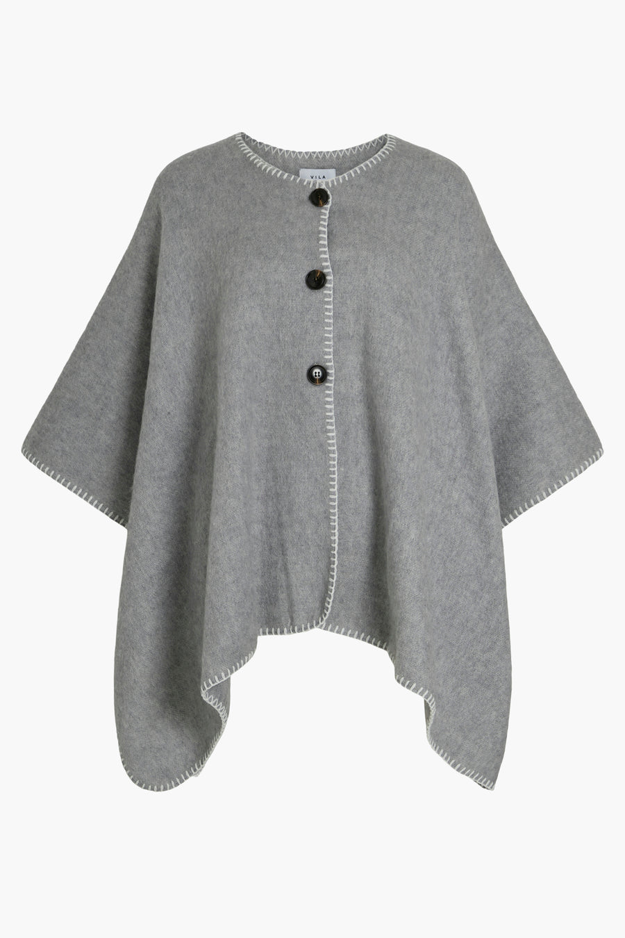 Poncho Grijs - VILA®