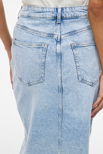 Rok 3/4 Light blue denim - VILA®