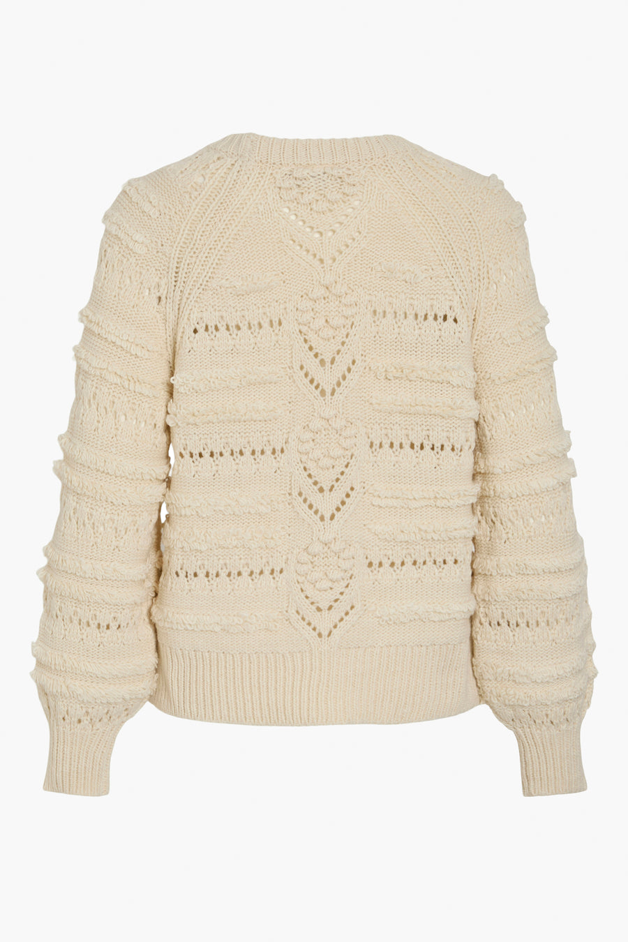 Trui met ronde hals Ecru - VILA®