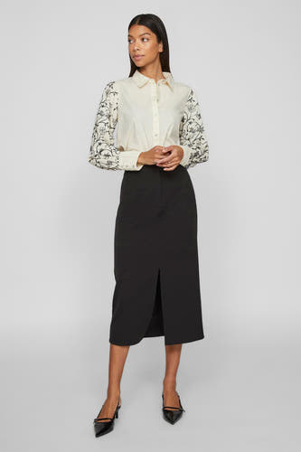 Rok (lang) Zwart - VILA®