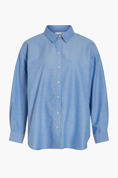 Hemd (lange mouwen) Blauw - VILA®
