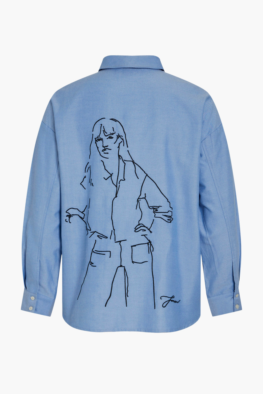 Hemd (lange mouwen) Blauw - VILA®