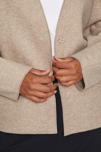 Korte jas Beige - VILA®