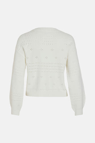 Trui met ronde hals Wit - VILA®
