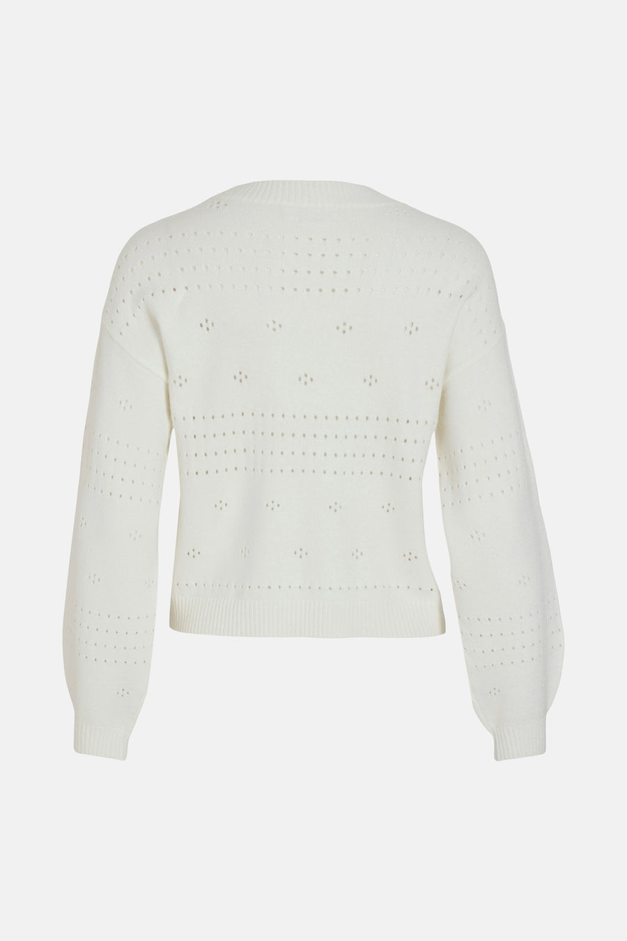 Trui met ronde hals Wit - VILA®