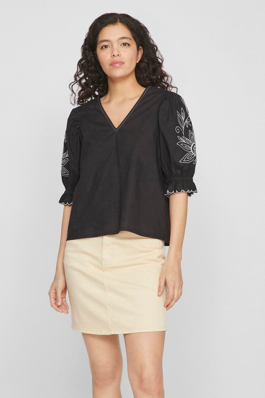 Blouse 3/4 Zwart - VILA®