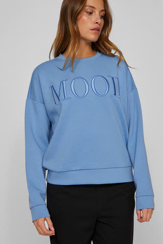 Sweater met ronde hals Blauw - VILA®